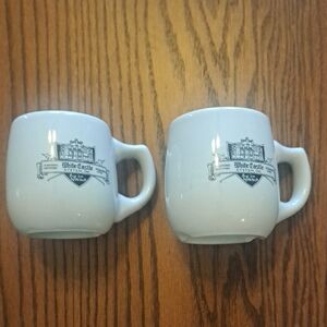 White Castle Coffee Mugs C. 1980s